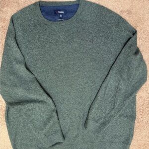 johnnie-O Men's Green Crewneck Sweater